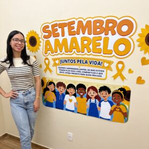 Painel Setembro Amarelo Juntos Pela Vida