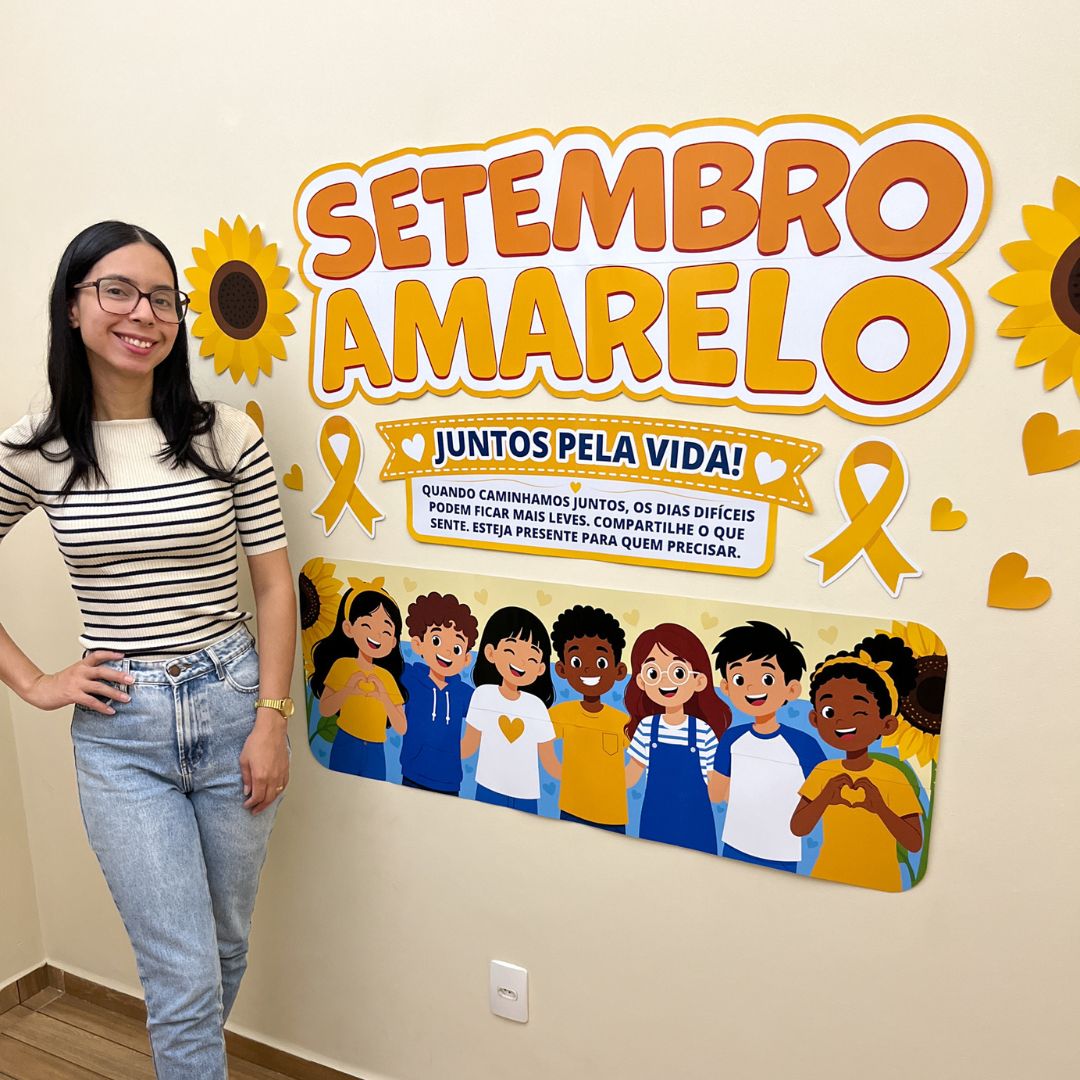 Painel Setembro Amarelo Juntos Pela Vida 1