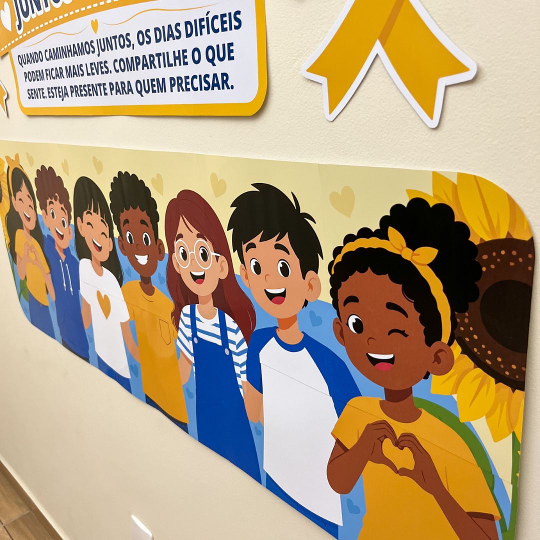 Painel Setembro Amarelo Juntos Pela Vida 4 Painel Setembro Amarelo Juntos Pela Vida - Imagem 4