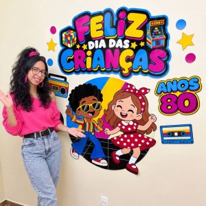 Painel Dia das Crianças Anos 80