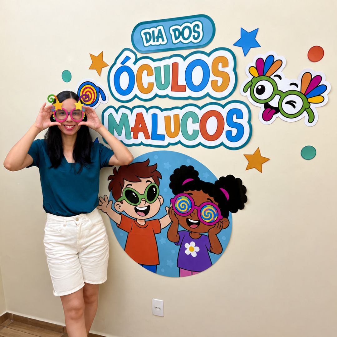 Painel Show de Talentos 8 Painel Dia dos Oculos Malucos 1