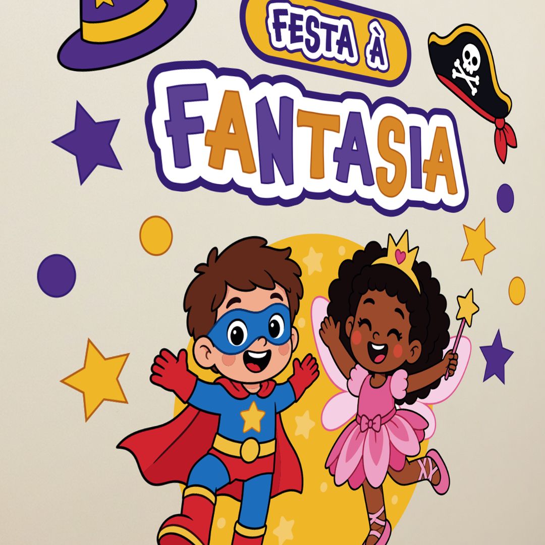 Painel Festa à Fantasia 2 Painel Festa à Fantasia - Imagem 2